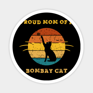 bombay cat mom Magnet